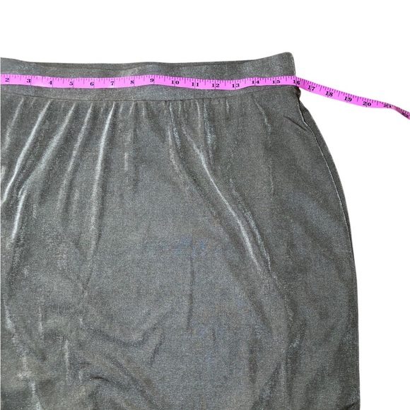 House of Harlow 1960 Shimmery Copper midi skirt size L - Picture 6 of 7